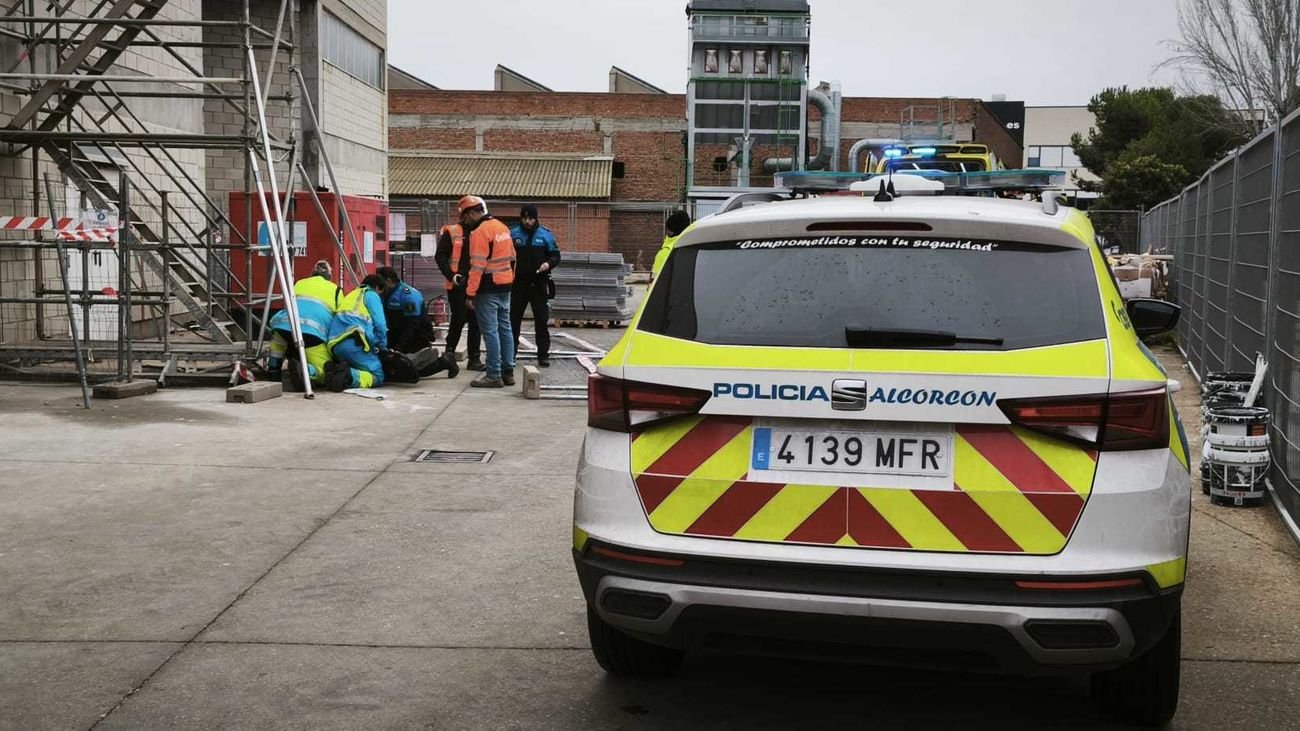 Trabajador herido en Alcorcón tras caída desde 3 metros de altura