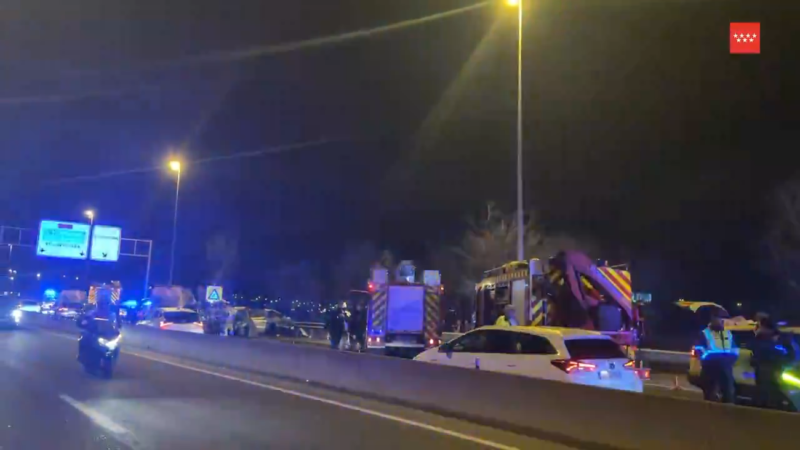 Choque frontal en Alcorcón deja seis heridos, dos graves