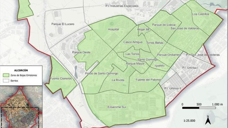 Alcorcón permitirá «autorizaciones especiales» en su Zona de Bajas Emisiones