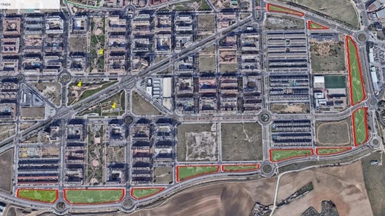 Alcorcón aprueba nueva fase del Corredor Verde del Ensanche Sur