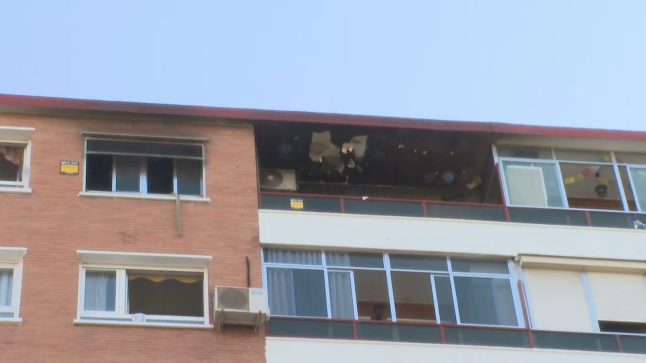 Alcorcón lamenta la muerte de una mujer en un incendio en la calle Olimpiada
