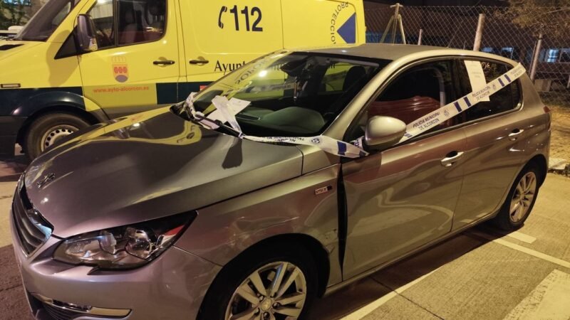 Alcorcón: conductor herido tras accidente y detenido con drogas en su vehículo